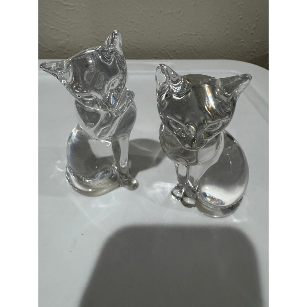 Lenox Glass Cat Figurines 1993 and 1994 - Picture 9 of 9